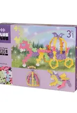 Plus Plus PASTEL - UNICORN & CARRIAGE - 220pcs