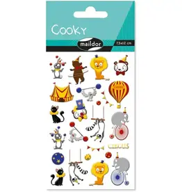 maildor Cooky Stickers Circus 25 Stickers