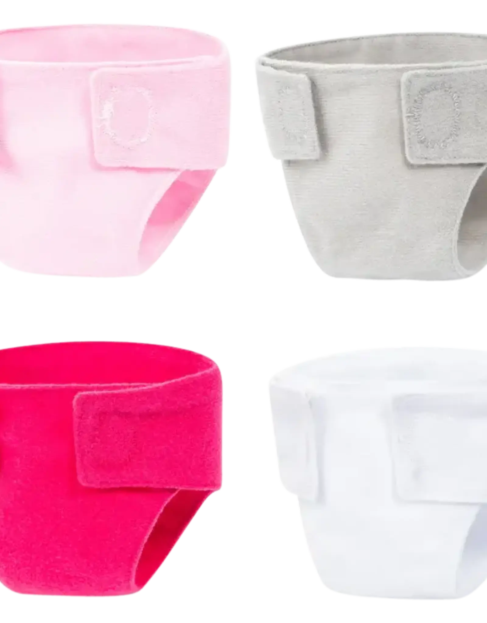 Bayer DELUXE COLLECTION - CLOTH DIAPERS FOR DOLLS - 4pcs