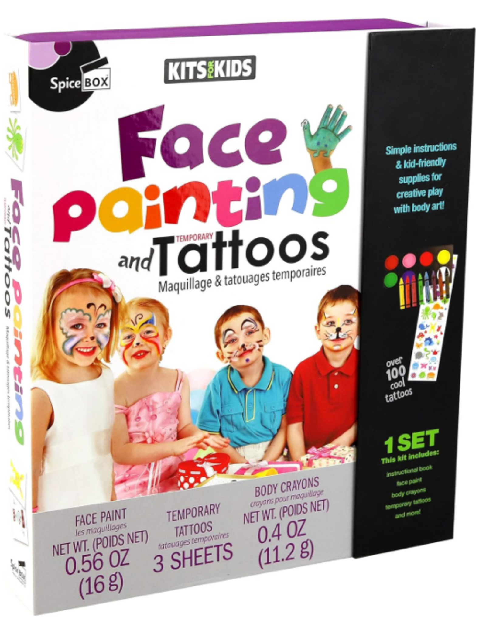 SpiceBox Kits/Kids Face Painting/Tattoo