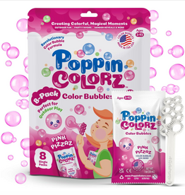 South Beach bubbles + Toys Poppin Colorz Pink Pizzaz 4-pack Refills