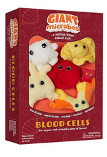GIANTMicrobes Blood Cells Mini Plush Clip on Gift Set