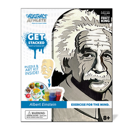 BeginAgain Get Stacked Paint & Puzzle Kit - EINSTEIN