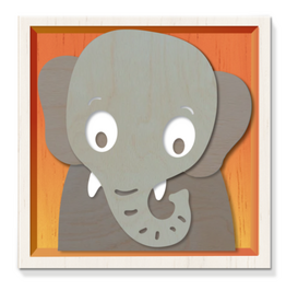 BeginAgain Paint & Stack Puzzlers - Elephant