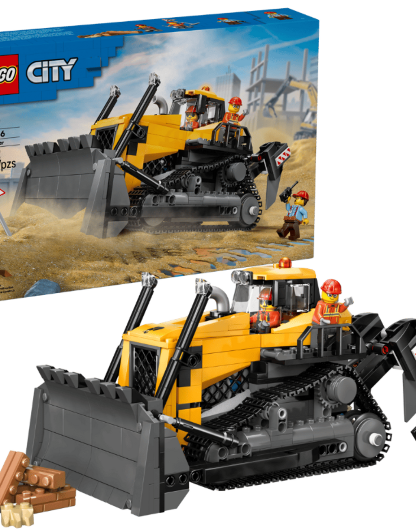 LEGO 60466 Yellow Bulldozer