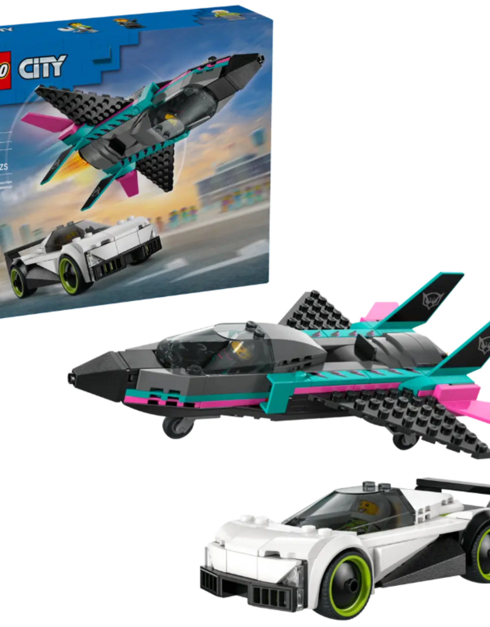 LEGO 60489 Jet vs. Car