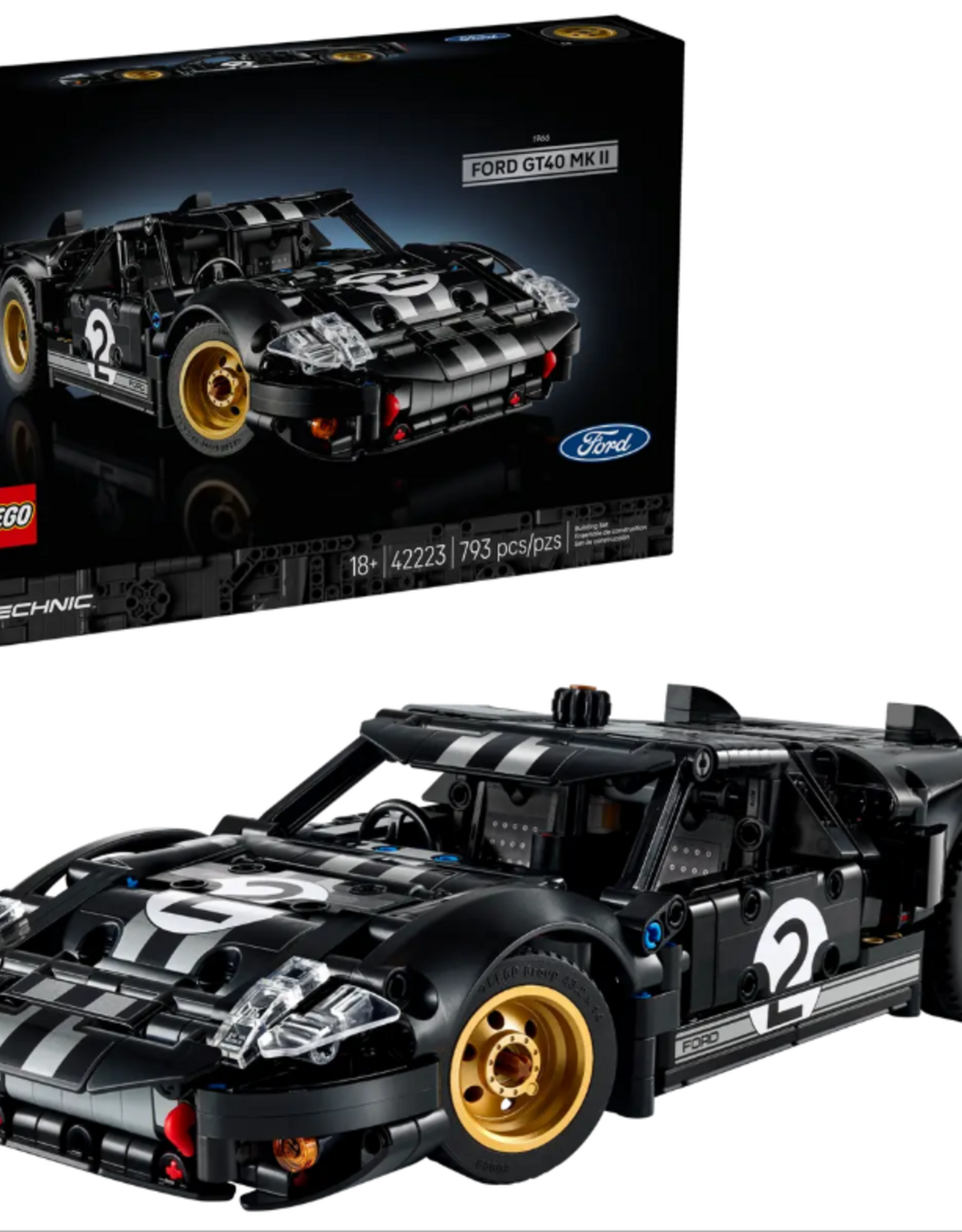 LEGO 42223 1966 Ford GT40 MKII Race Car