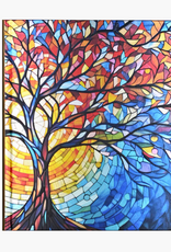 Peter Pauper Press Stained Glass Tree of Life Journal