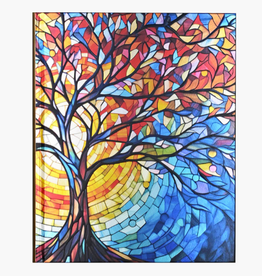 Peter Pauper Press Stained Glass Tree of Life Journal