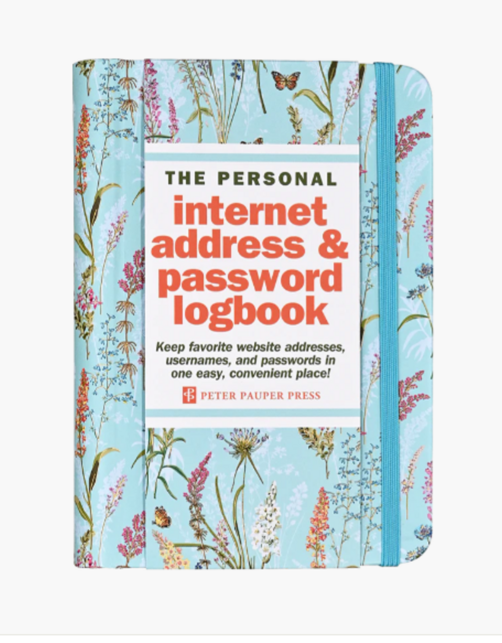 Peter Pauper Press Blooms & Butterflies Internet Address & Password