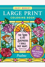 Peter Pauper Press Psalms Large Print Coloring Book