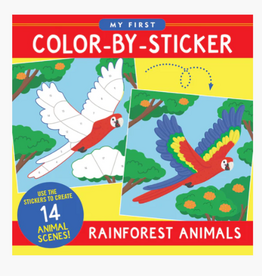 Peter Pauper Press My First Color-by-Sticker Book - Rainforest Animal