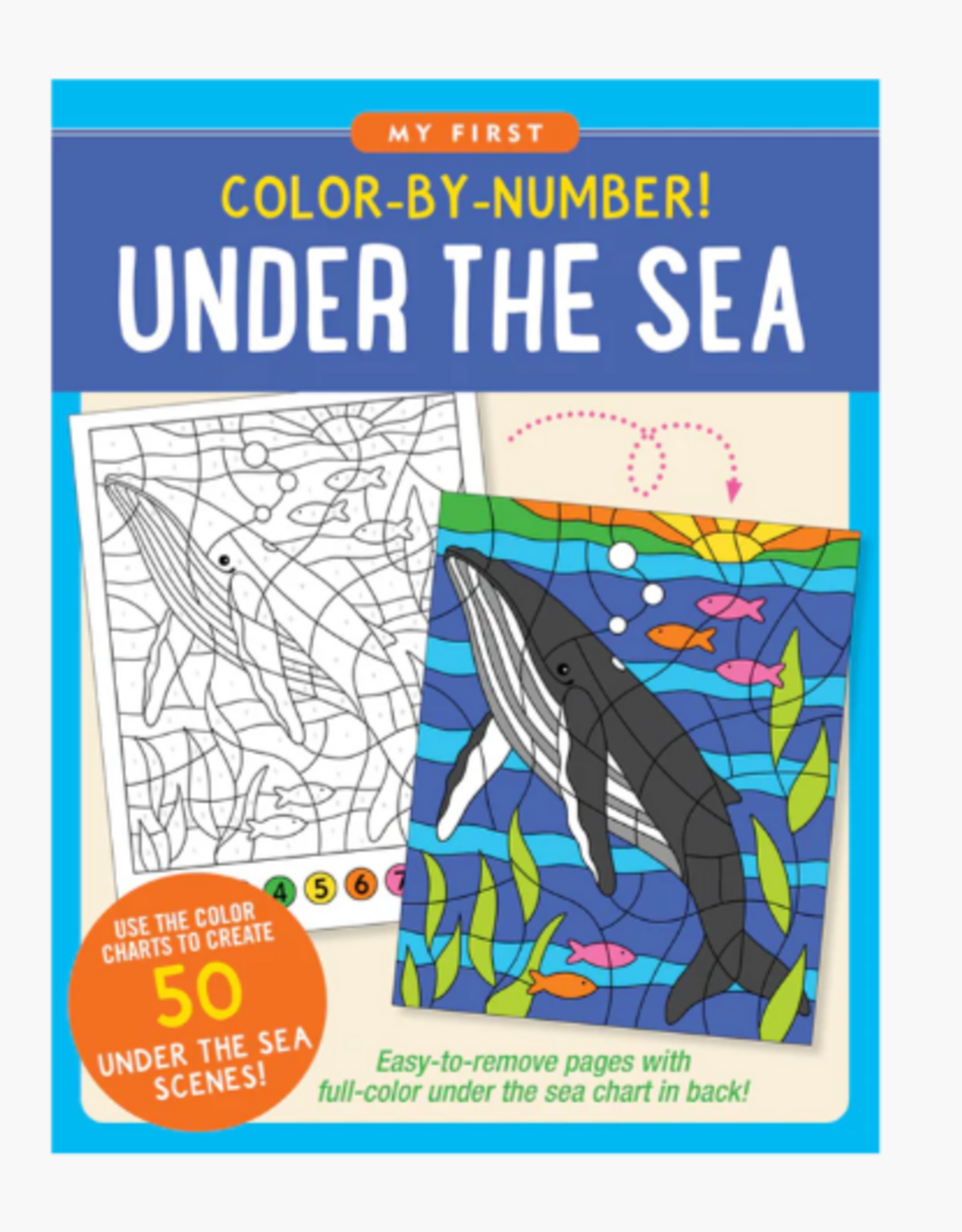 Peter Pauper Press My First Color-By-Number! Under The Sea