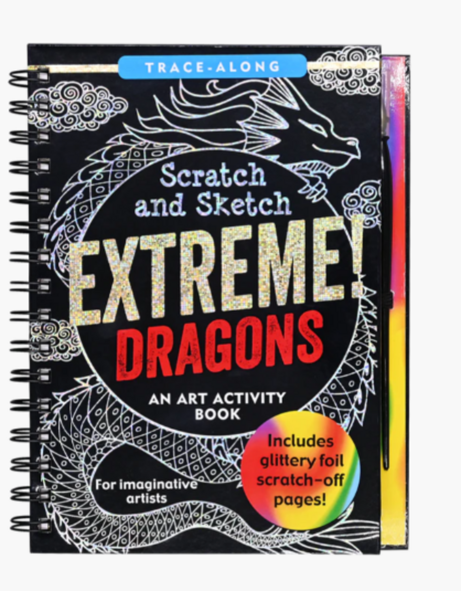 Peter Pauper Press Extreme! Dragons Scratch and Sketch