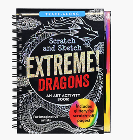 Peter Pauper Press Extreme! Dragons Scratch and Sketch