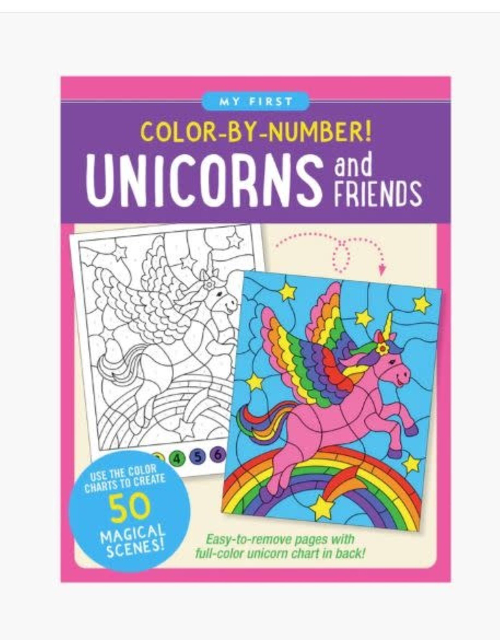 Peter Pauper Press My First Color-By-Number! Unicorn and Friends