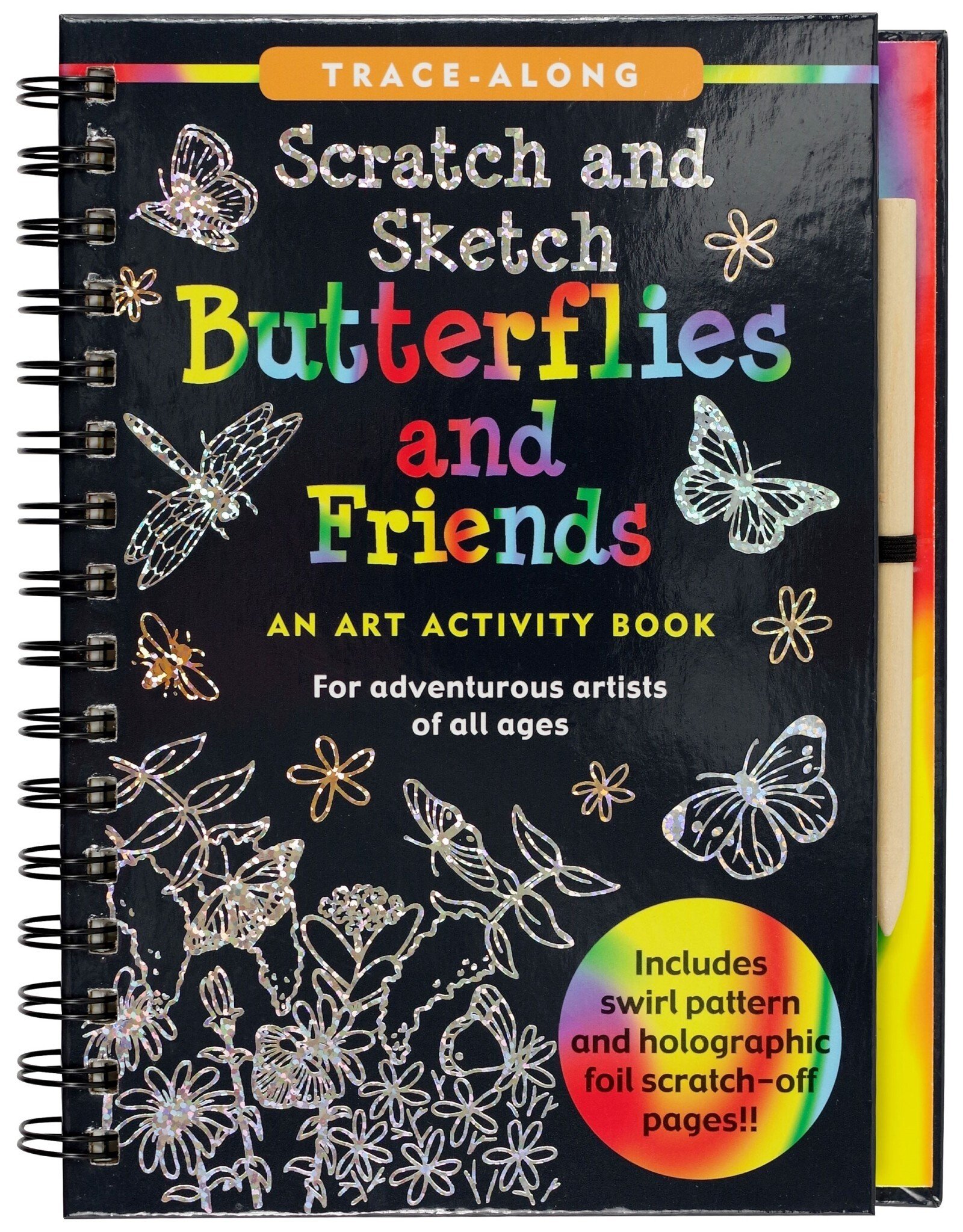 Peter Pauper Press Butterflies and Friends Scratch and Sketch