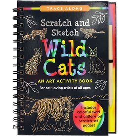 Peter Pauper Press Wild Cats Scratch and Sketch