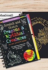 Peter Pauper Press Dragons & Mythical Creatures Scratch and Sketch