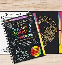 Peter Pauper Press Dragons & Mythical Creatures Scratch and Sketch