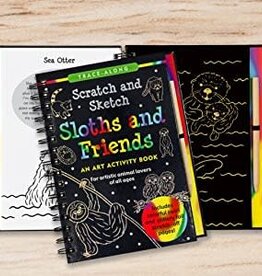 Peter Pauper Press Sloths and Friends Scratch and Sketch