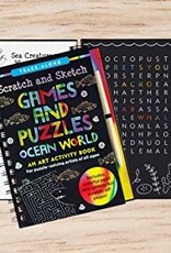 Peter Pauper Press Games and Puzzles- Ocean World Scratch and Sketch