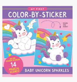 Peter Pauper Press My First Color-by-Sticker Book - Baby Unicorn Sparkles