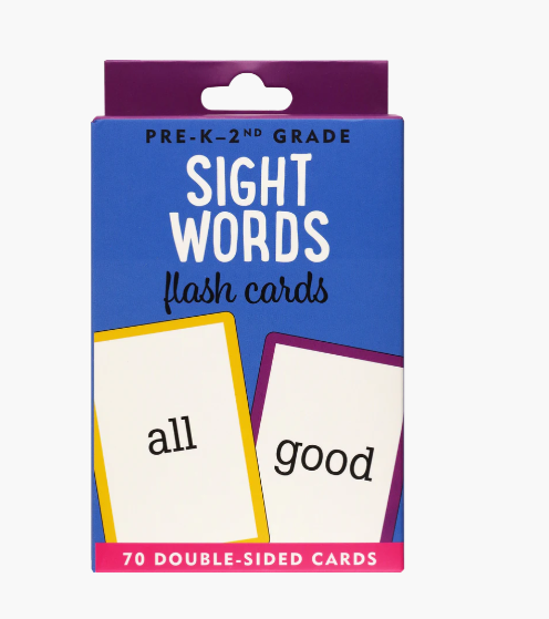 Peter Pauper Press Sight Words Flash Cards - Monkey Mountain Toys & Games