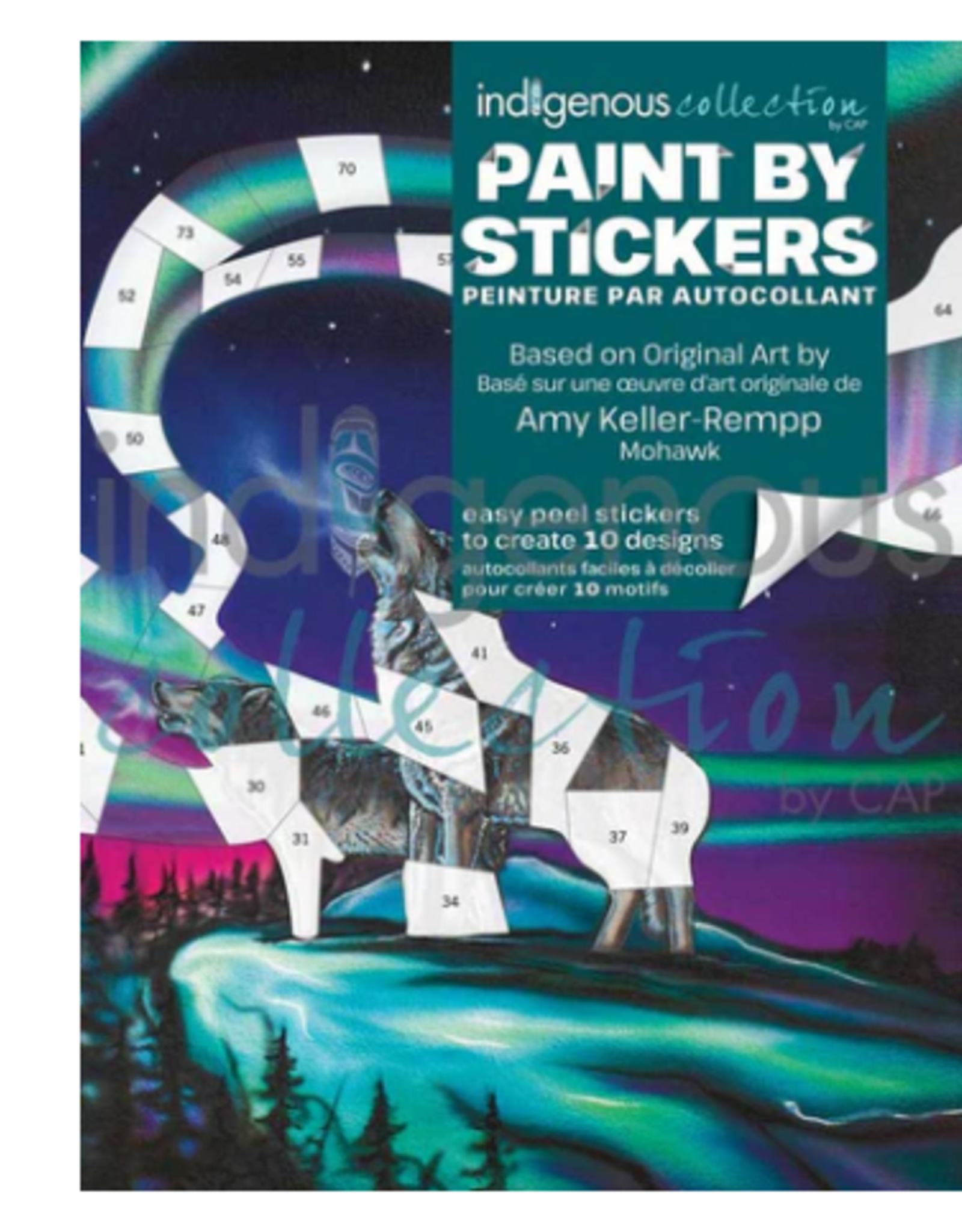 Indigenous Collection by CAP Sticker by Number - Sky Dance - Wolf Song