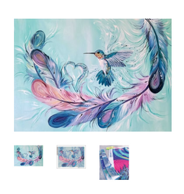 Indigenous Collection by CAP Diamond Art - Humming Bird Feathers