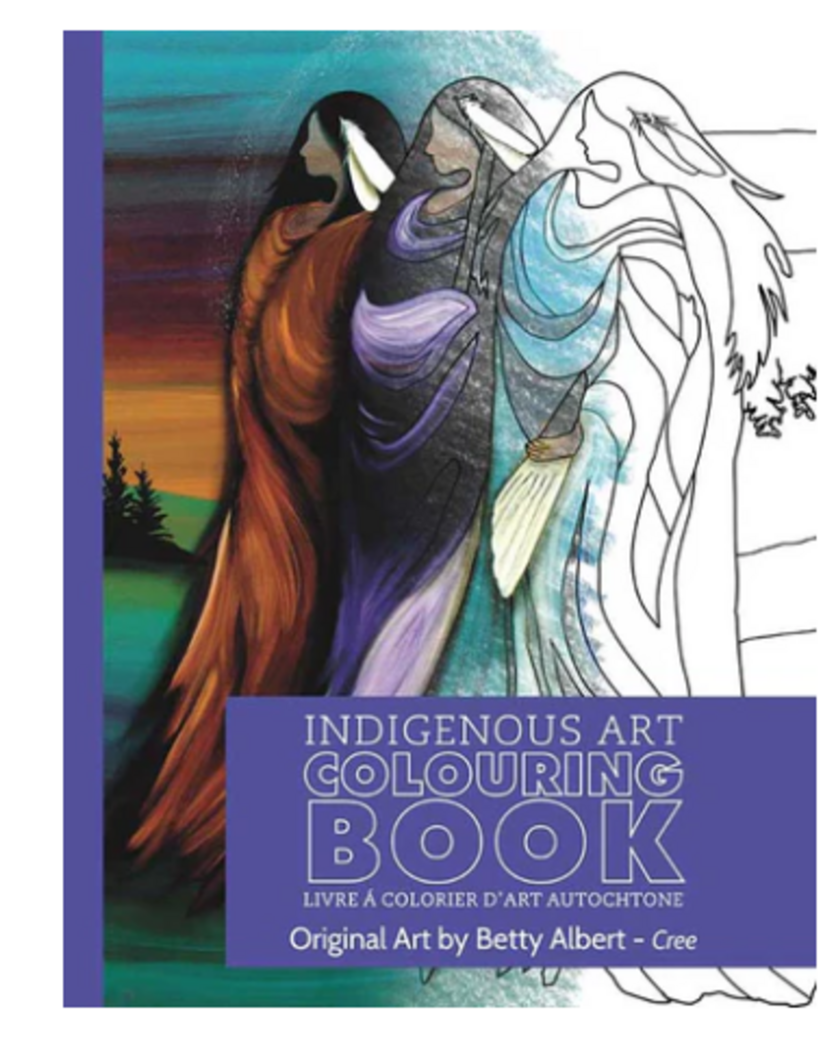 Indigenous Collection by CAP Colouring Book - BETTY ALBERT - CREE