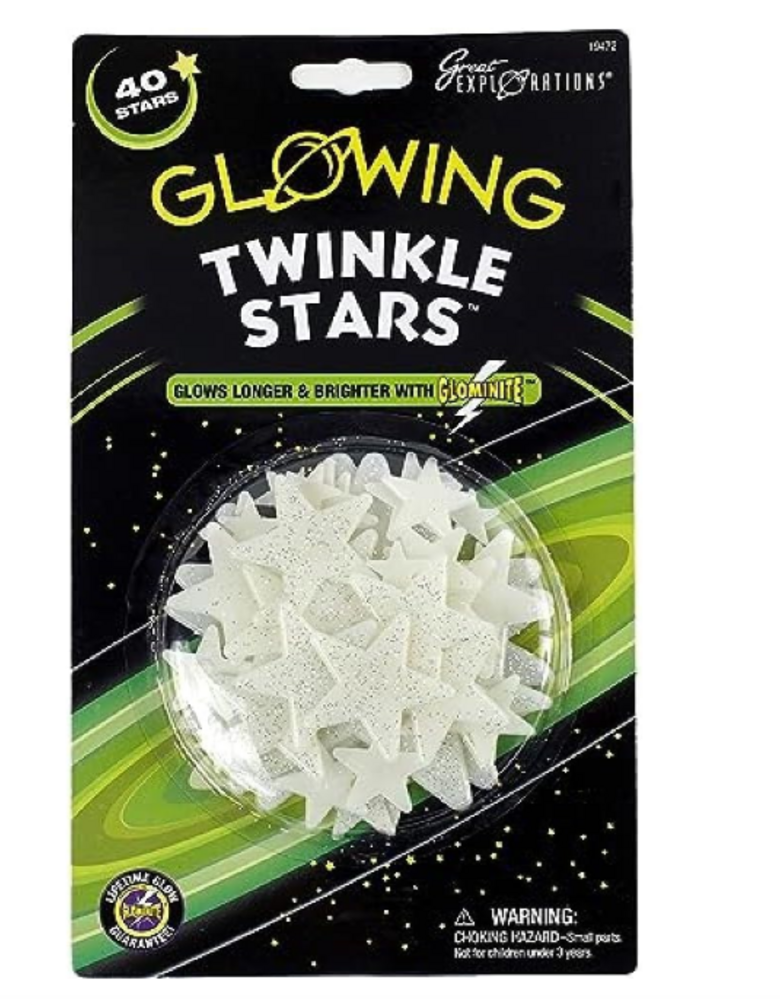 GLOWING TWINKLE STARS (peggable)