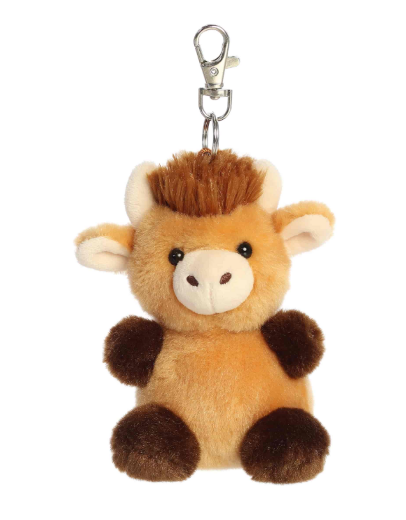Aurora PALM PALS - Hubert Highland Cow Clip-On 4"