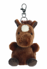 Aurora PALM PALS - Truffle Brown Horse Clip-On 4"