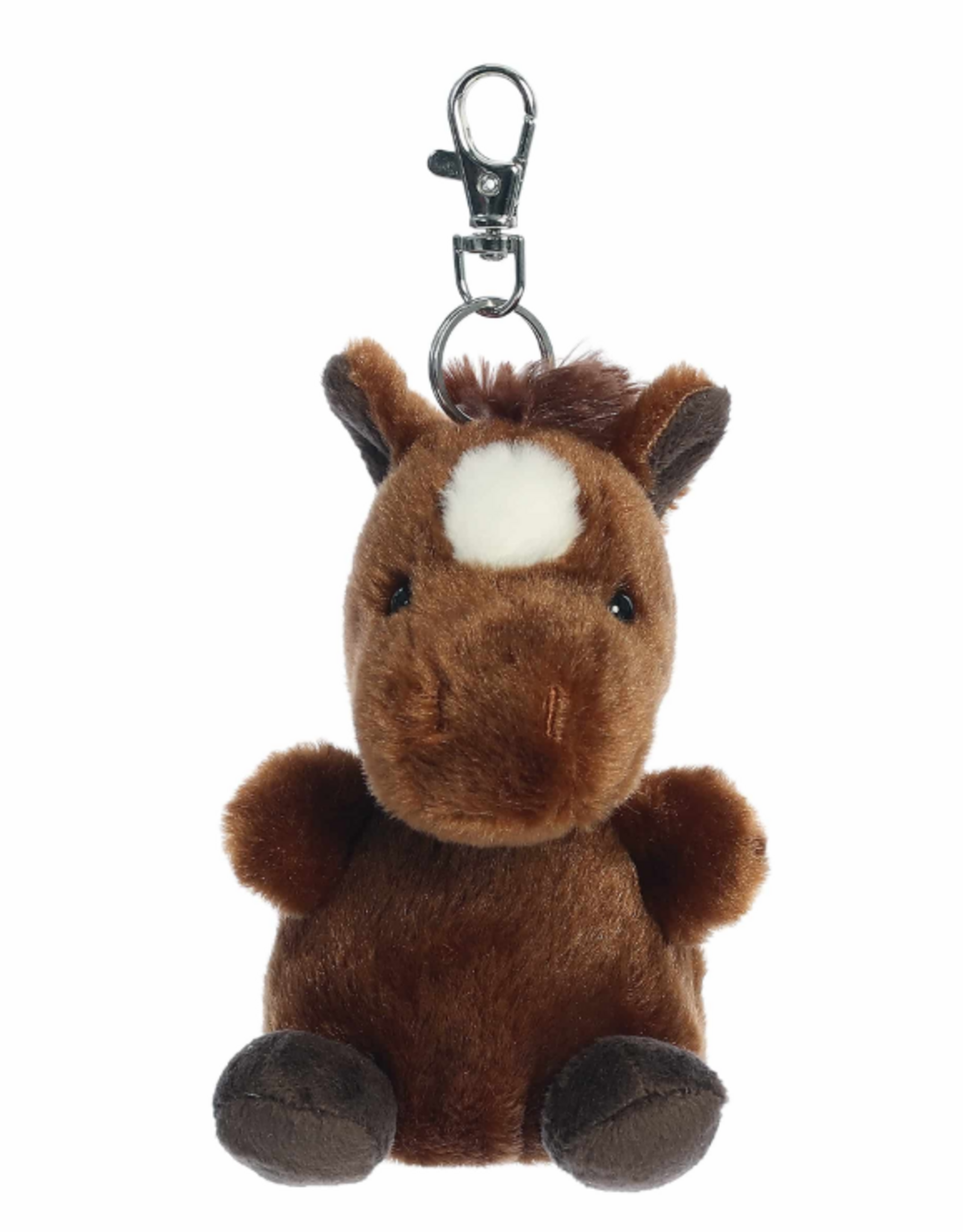 Aurora PALM PALS - Truffle Brown Horse Clip-On 4"