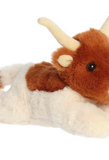 Aurora MINI FLOPSIE-Buck Longhorn Cow 8"