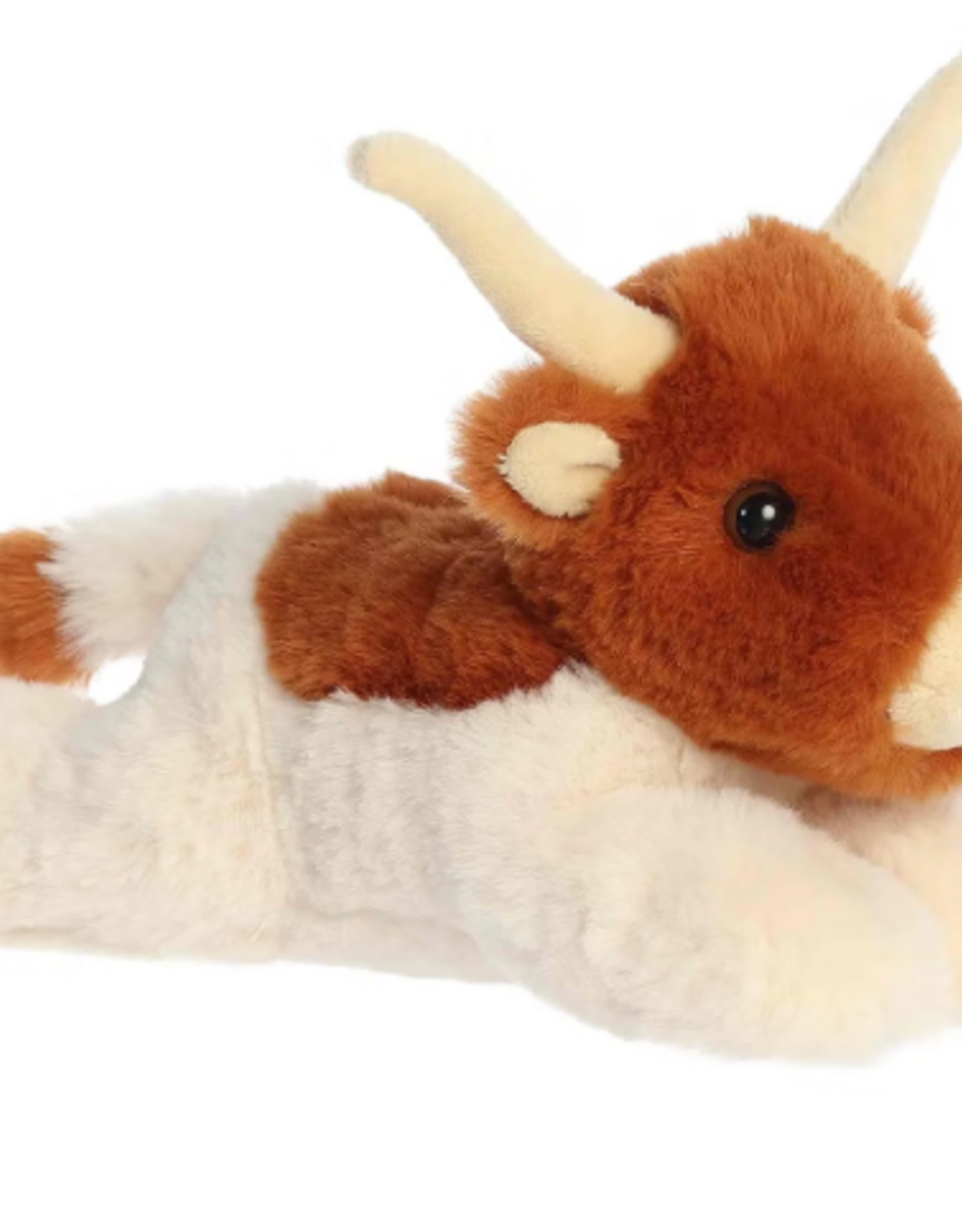 Aurora MINI FLOPSIE-Buck Longhorn Cow 8"