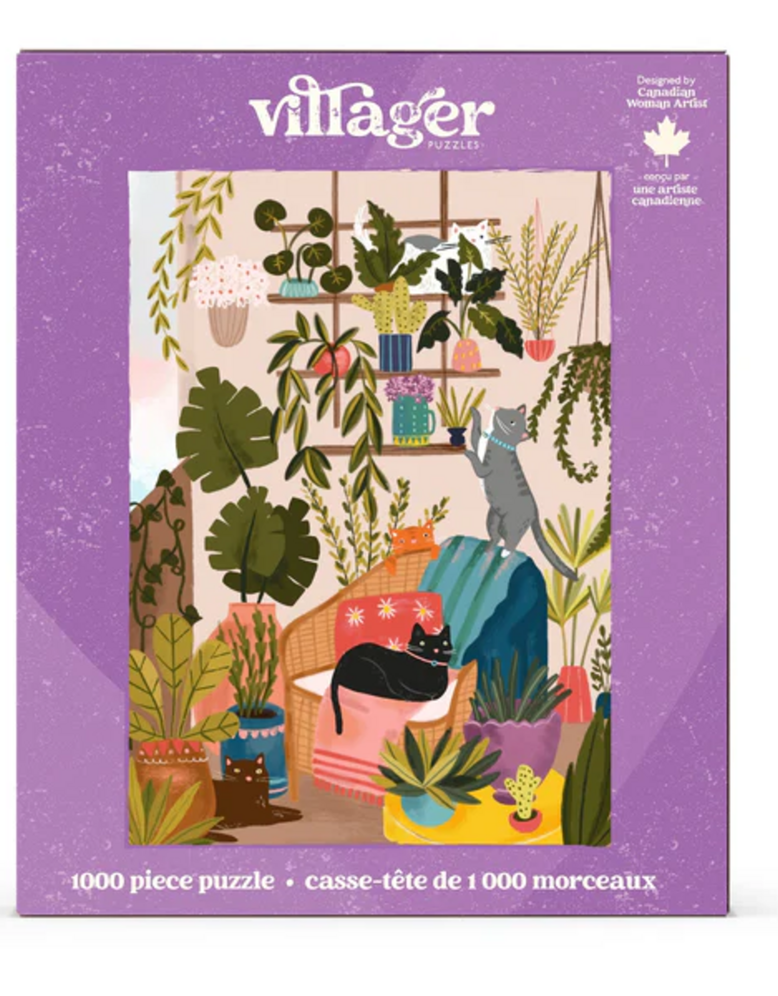 Villager Balcony Cats 1000pc