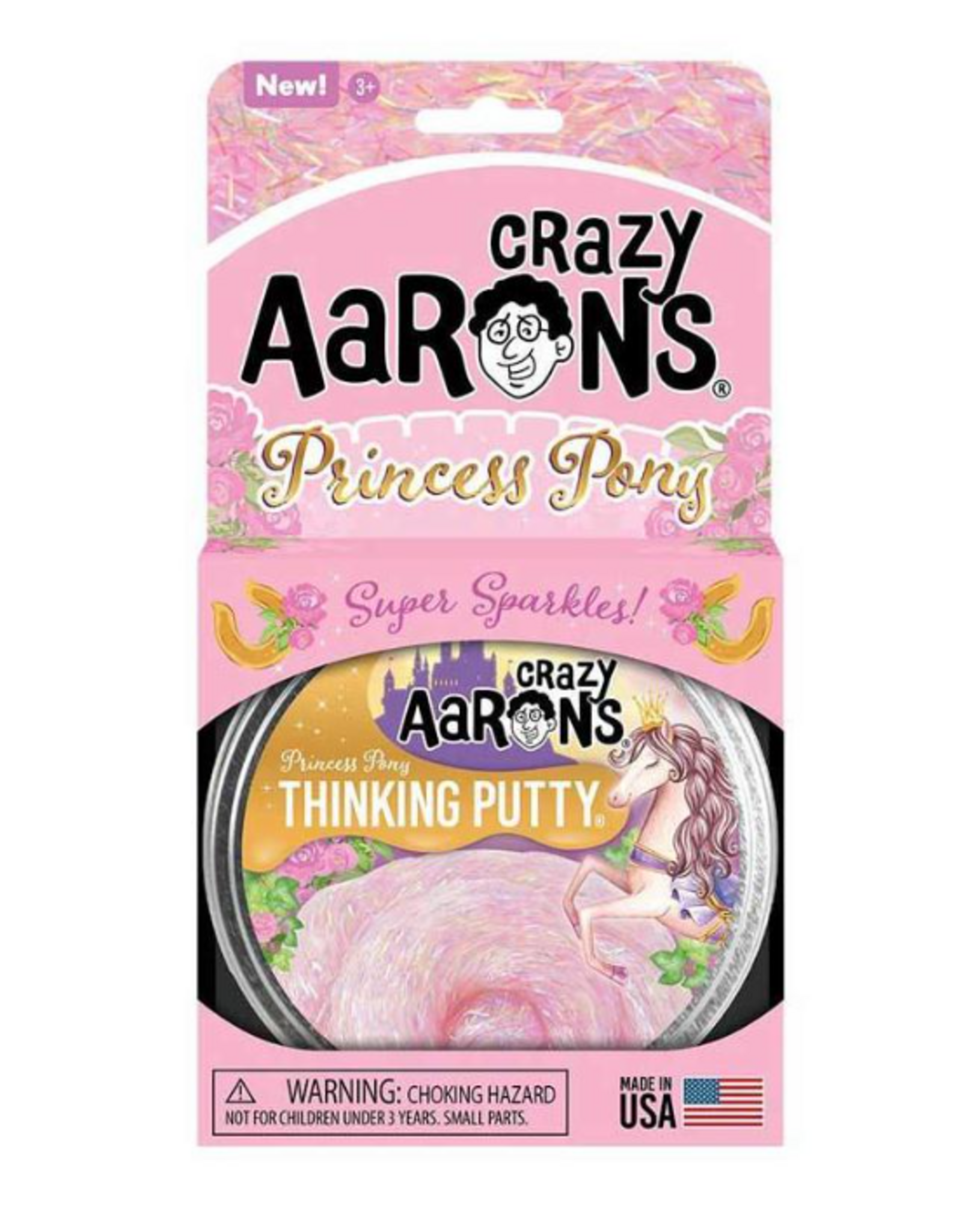 Crazy Aaron's Thinking Putty 4" THINKING PUTTY - PRINCESS PONY