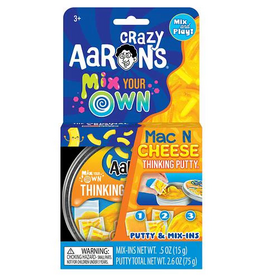 Crazy Aaron's Thinking Putty 4" THINKING PUTTY - MIX YOUR OWN MAC N CHEESE