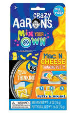 Crazy Aaron's Thinking Putty 4" THINKING PUTTY - MIX YOUR OWN MAC N CHEESE