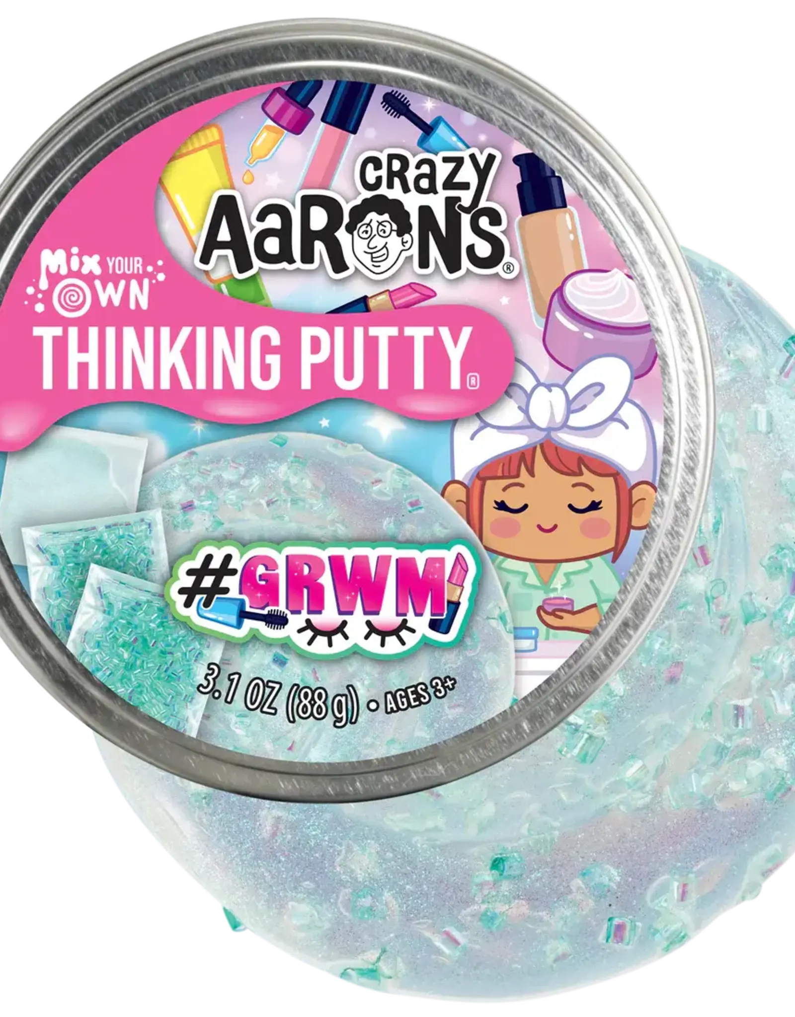 Crazy Aaron's Thinking Putty 4" THINKING PUTTY - MIX YOUR OWN GRWM
