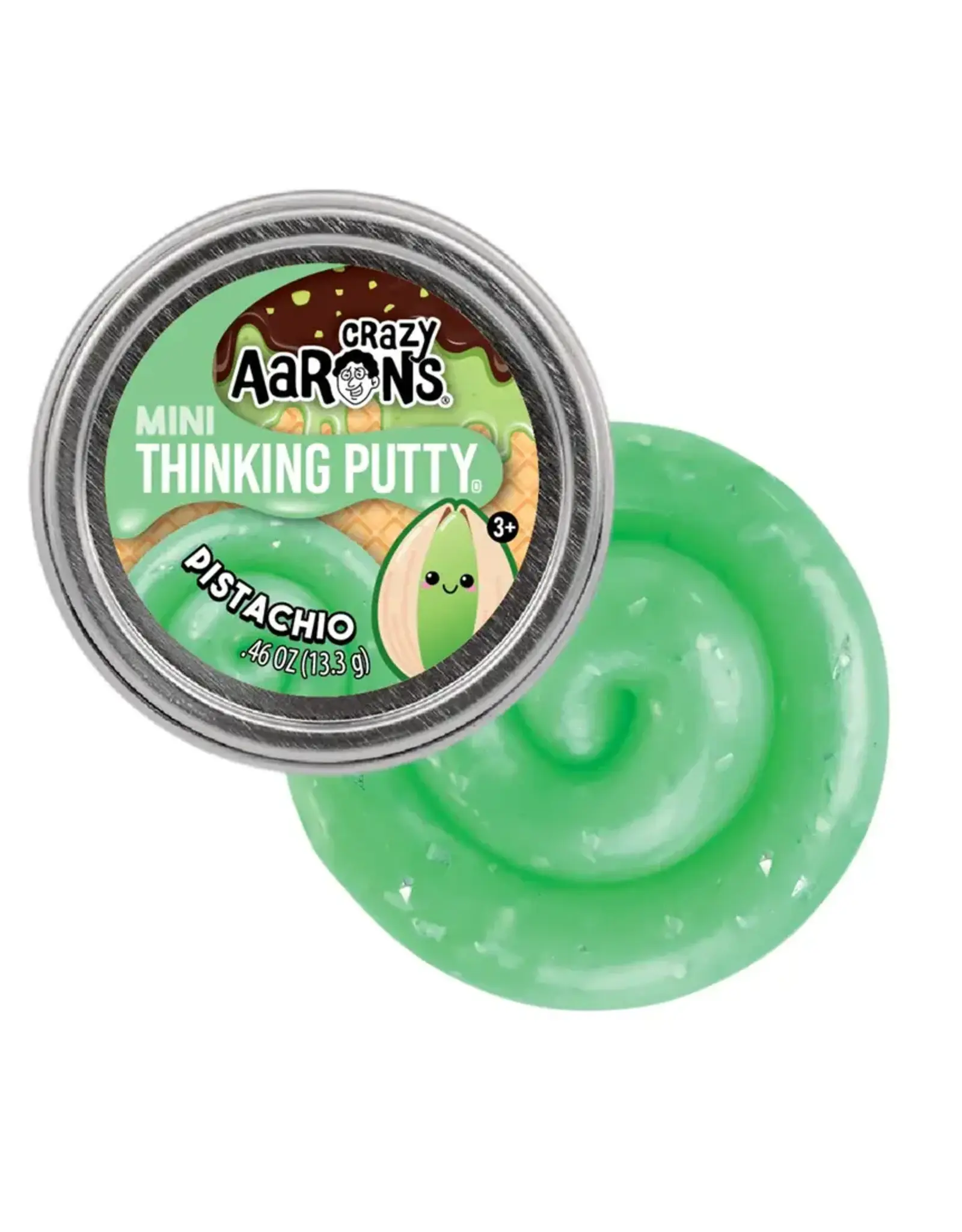 Crazy Aaron's Thinking Putty 2" MINI THINKING PUTTY - PISTACHIO (12)