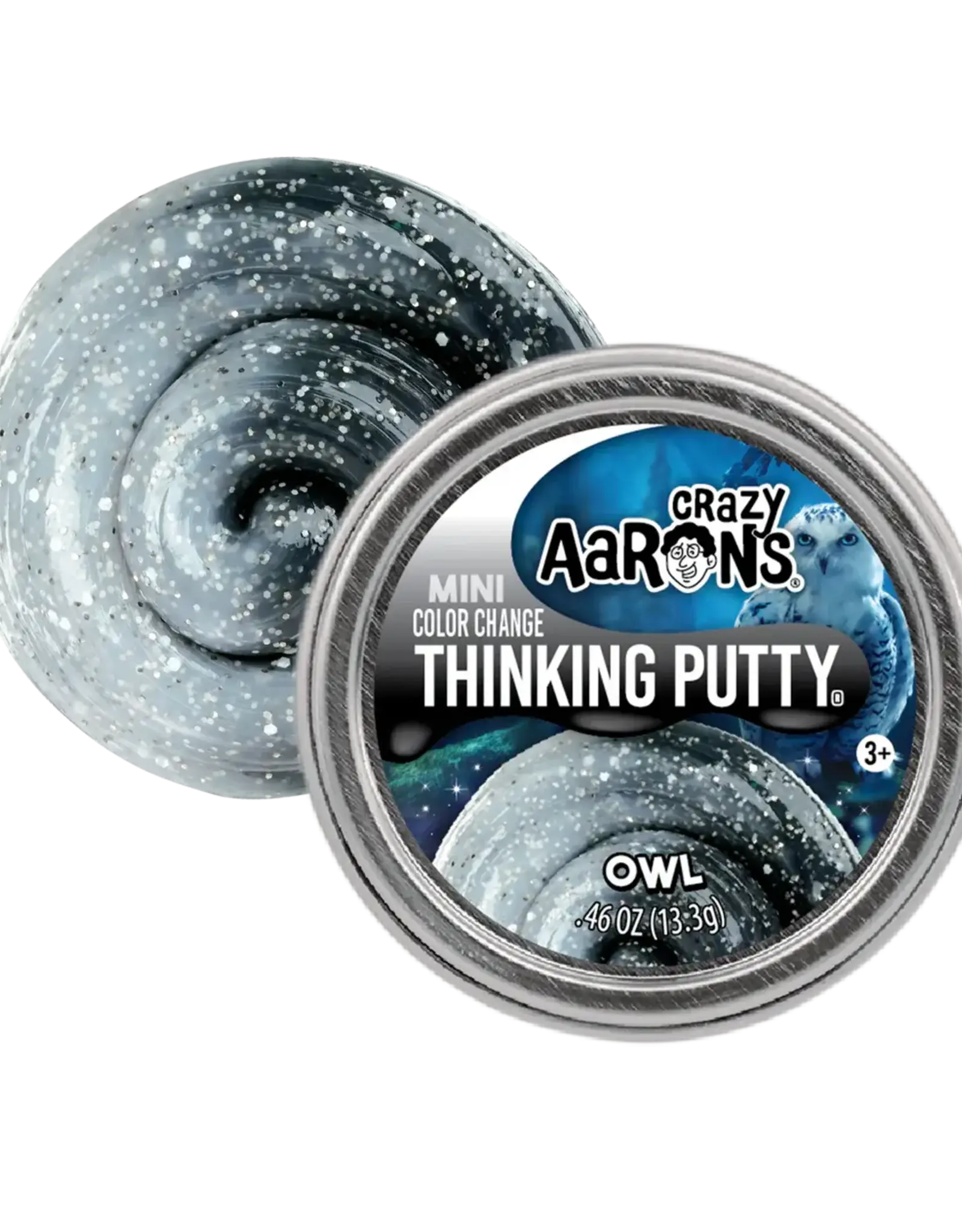 Crazy Aaron's Thinking Putty 2" MINI THINKING PUTTY - OWL