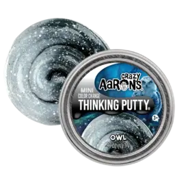 Crazy Aaron's Thinking Putty 2" MINI THINKING PUTTY - OWL