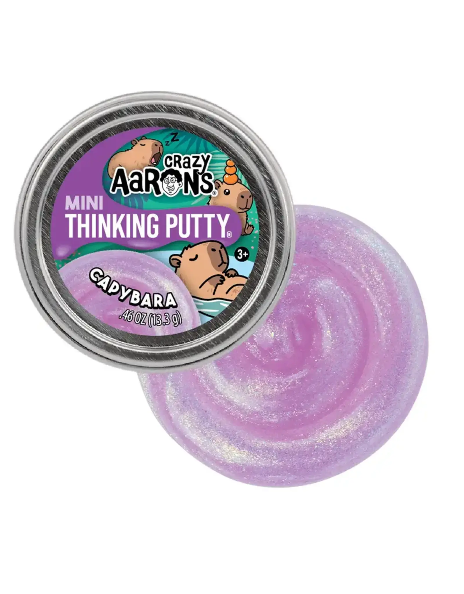 Crazy Aaron's Thinking Putty 2" MINI THINKING PUTTY - CAPYBARA (12)