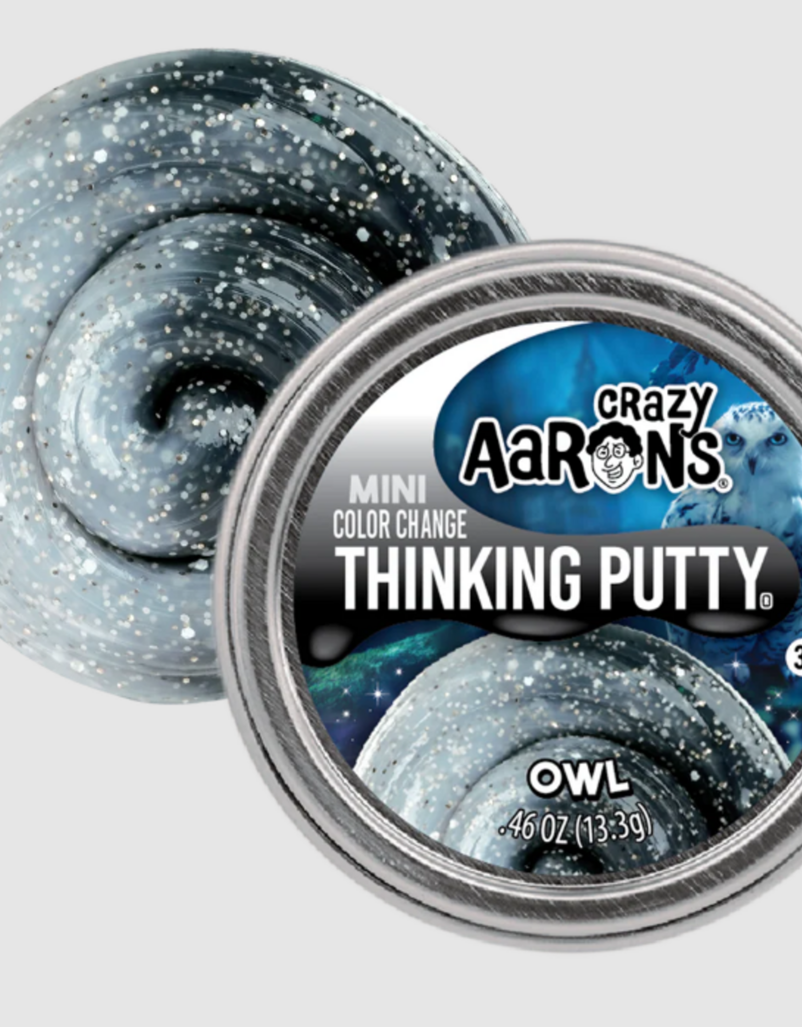 Crazy Aaron's Thinking Putty 2" MINI THINKING PUTTY - OWL