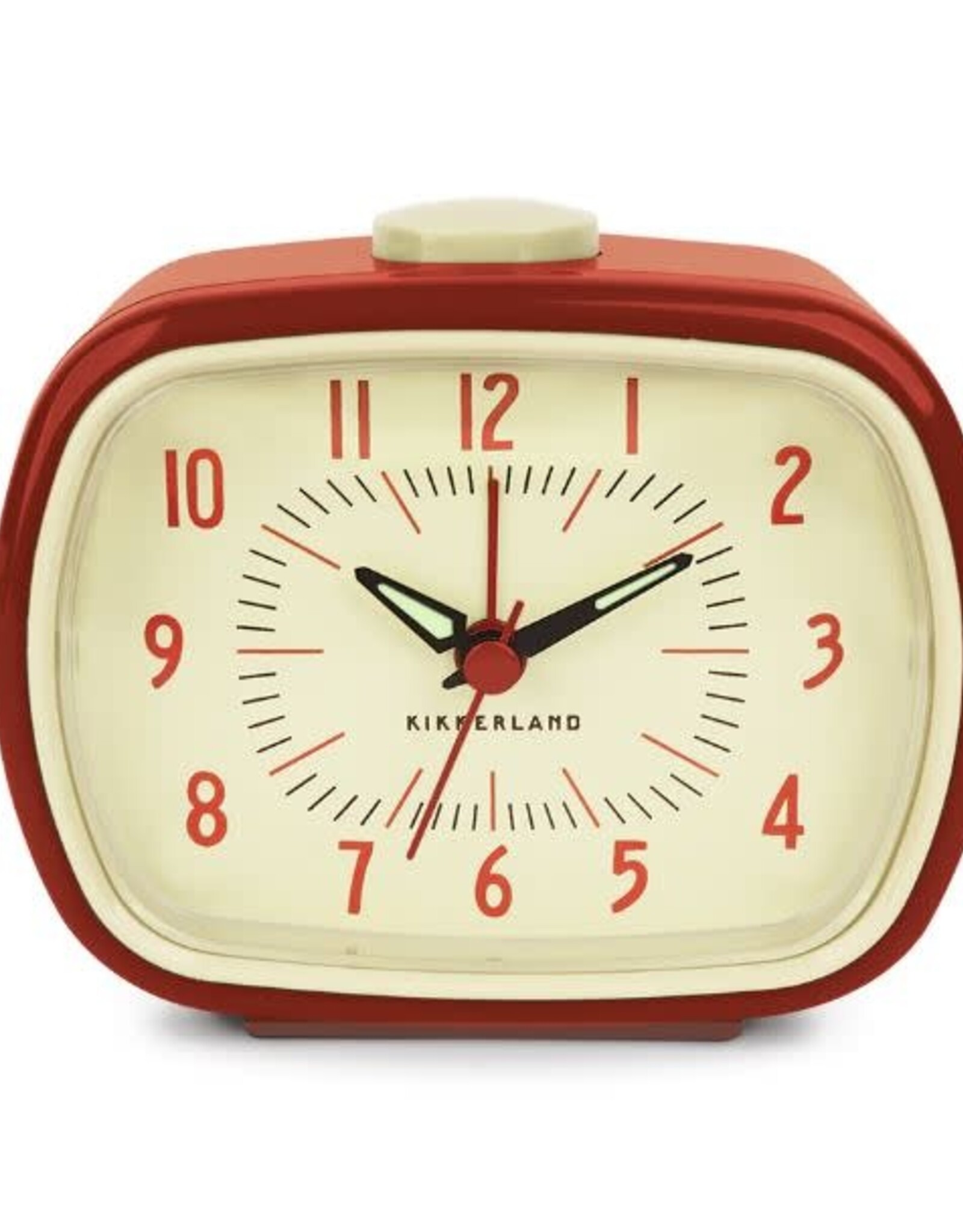 Kikkerland RETRO ALARM CLOCK RED