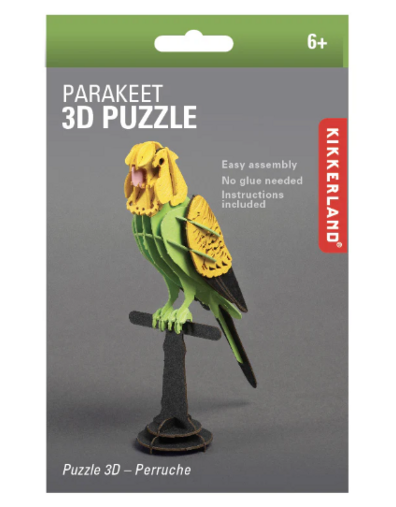 Kikkerland PARAKEET 3D PUZZLE