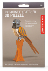 Kikkerland PARADISE FLYCATCHER 3D PUZZLE